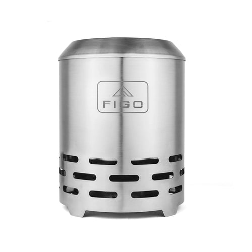 SYLVESTA® XL – 9” Stainless Steel Smokeless Tabletop Fire Pit [PRE-ORDER] FIGO Home