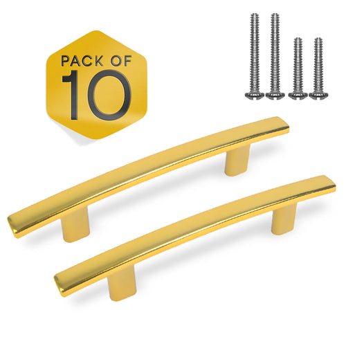 Golden Arched Kitchen Cabinet Pulls - 3inch FIGO