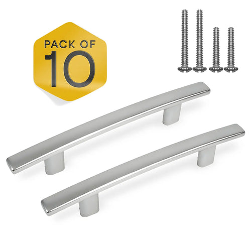 Satin Arched Kitchen Cabinet Pulls - 3inch FIGO