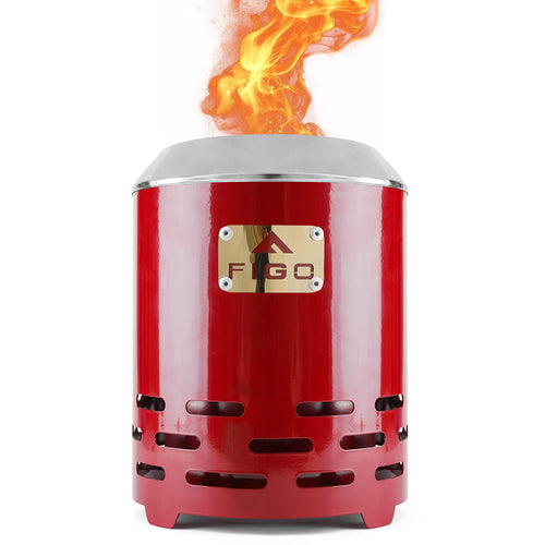 Table Top Firepit - Wild Red FIGO Home