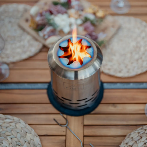SYLVESTA™ XL – 9” Stainless Steel Smokeless Tabletop Fire Pit
