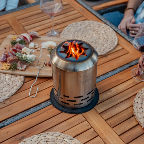 SYLVESTA™ XL – 9” Stainless Steel Smokeless Tabletop Fire Pit