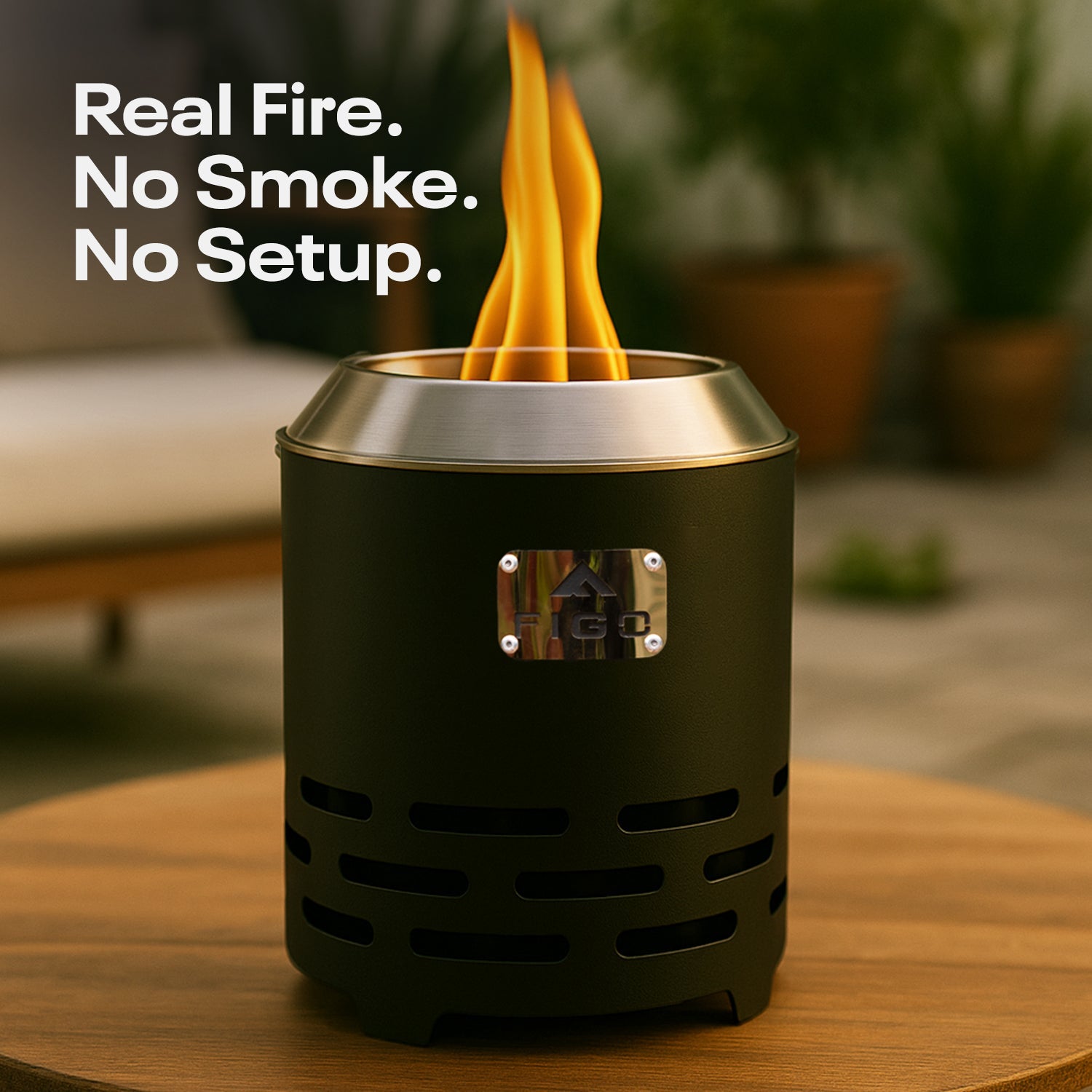 Vesta - Table Top Smokeless Firepit FIGO Home