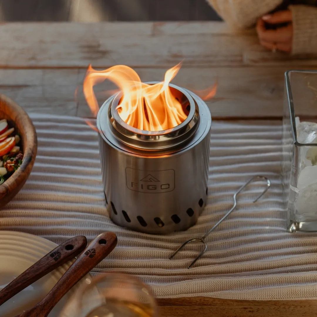 SYLVESTA™ Mini – 6.5” Stainless Steel Smokeless Tabletop Fire Pit