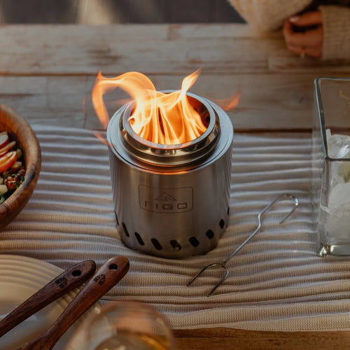 SYLVESTA™ Mini – 6.5” Stainless Steel Smokeless Tabletop Fire Pit
