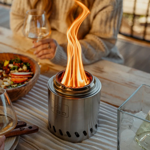 SYLVESTA™ Mini – 6.5” Stainless Steel Smokeless Tabletop Fire Pit