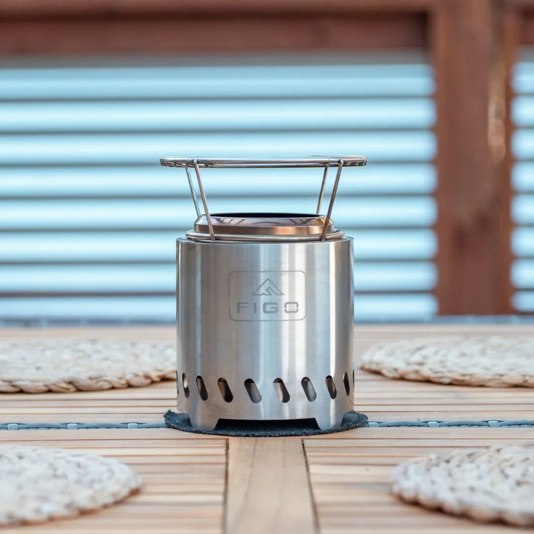 SYLVESTA™ Mini – 6.5” Stainless Steel Smokeless Tabletop Fire Pit