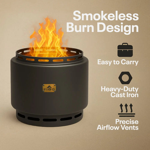 Golden Breath® - Smokeless Fire Pit FIGO