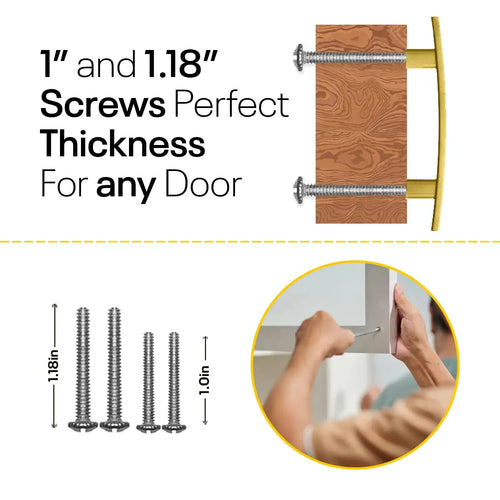 Golden Arched Kitchen Cabinet Pulls - 6inch FIGO