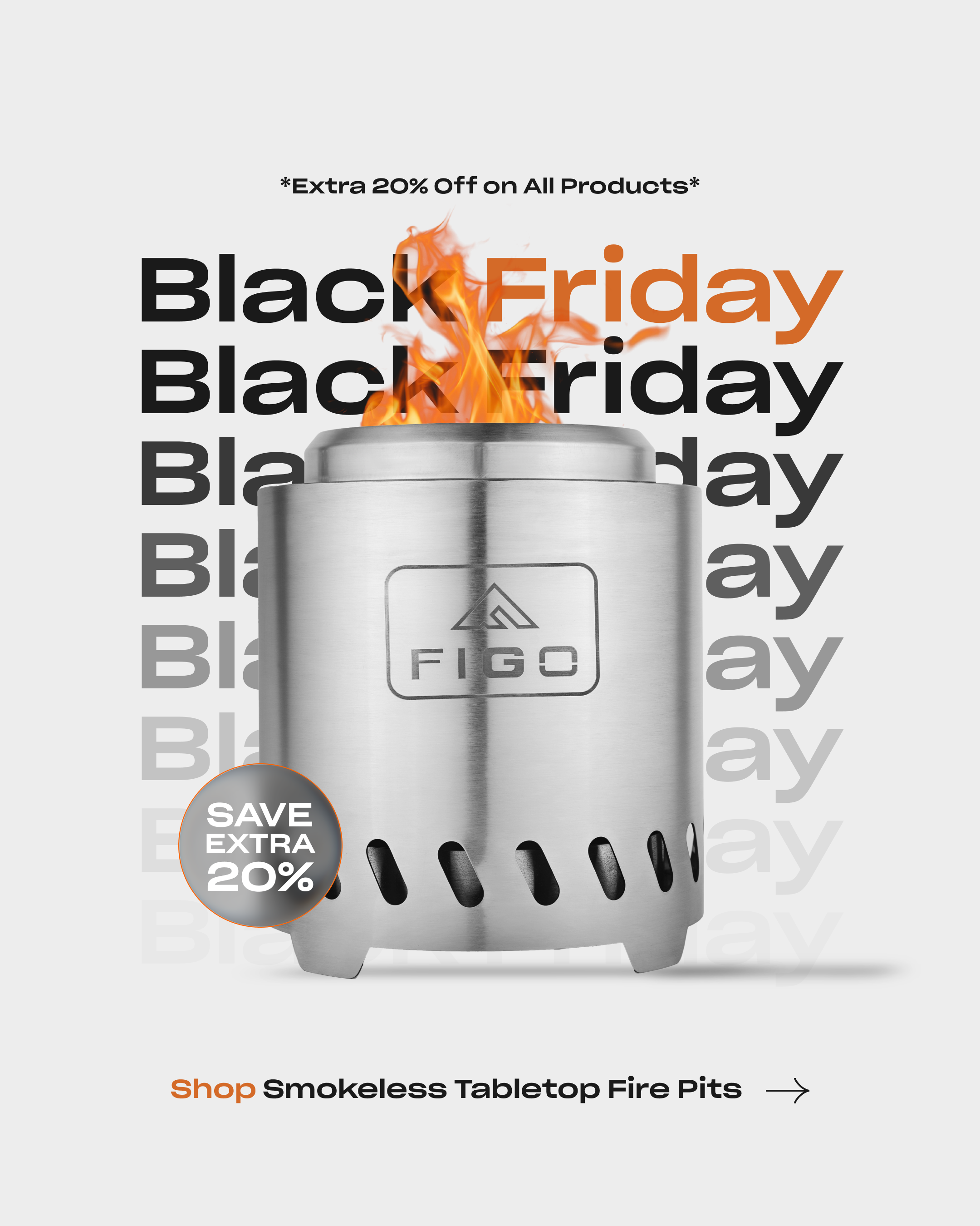 Black Friday Discount On All Fire Pits