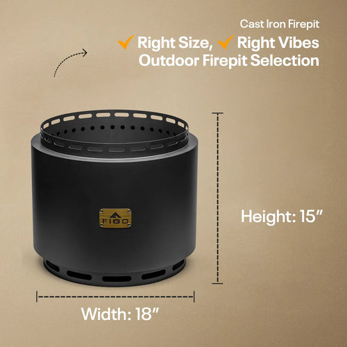 Golden Breath® - Smokeless Fire Pit FIGO