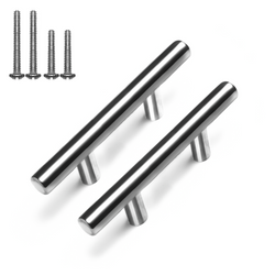 Satin Cylinder Cabinets & Drawer Pulls - 3inch FIGO