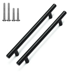 Black Cylinder Cabinets & Drawer Pulls - 6inch FIGO
