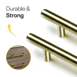 Golden Cylinder Cabinets & Drawer Pulls - 6inch FIGO