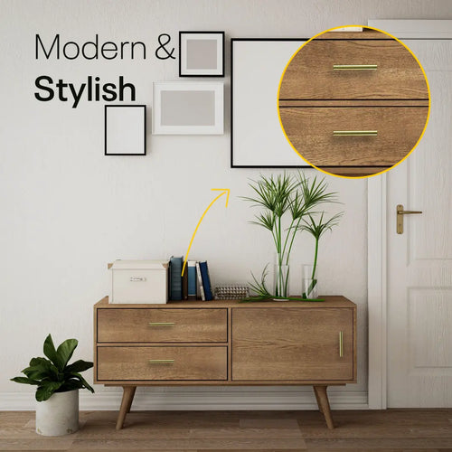Golden Cylinder Cabinets & Drawer Pulls - 3inch FIGO
