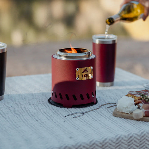 VESTA® Mini - 6.5” Cast Iron Smokeless Tabletop Fire Pit FIGO Home