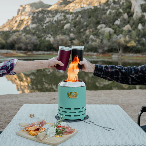 VESTA® XL - 9” Cast Iron Smokeless Tabletop Fire Pit FIGO Home