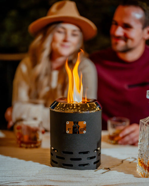 VESTA® XL - 9” Cast Iron Smokeless Tabletop Fire Pit FIGO Home