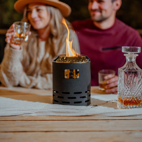 VESTA® XL - 9” Cast Iron Smokeless Tabletop Fire Pit FIGO Home