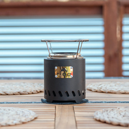 VESTA® Mini - 6.5” Cast Iron Smokeless Tabletop Fire Pit FIGO Home