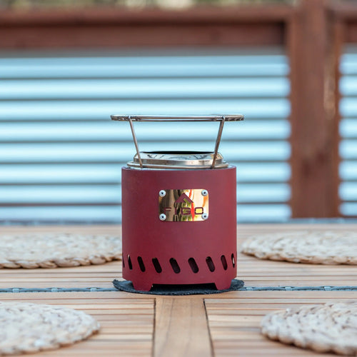 VESTA® Mini - 6.5” Cast Iron Smokeless Tabletop Fire Pit FIGO Home