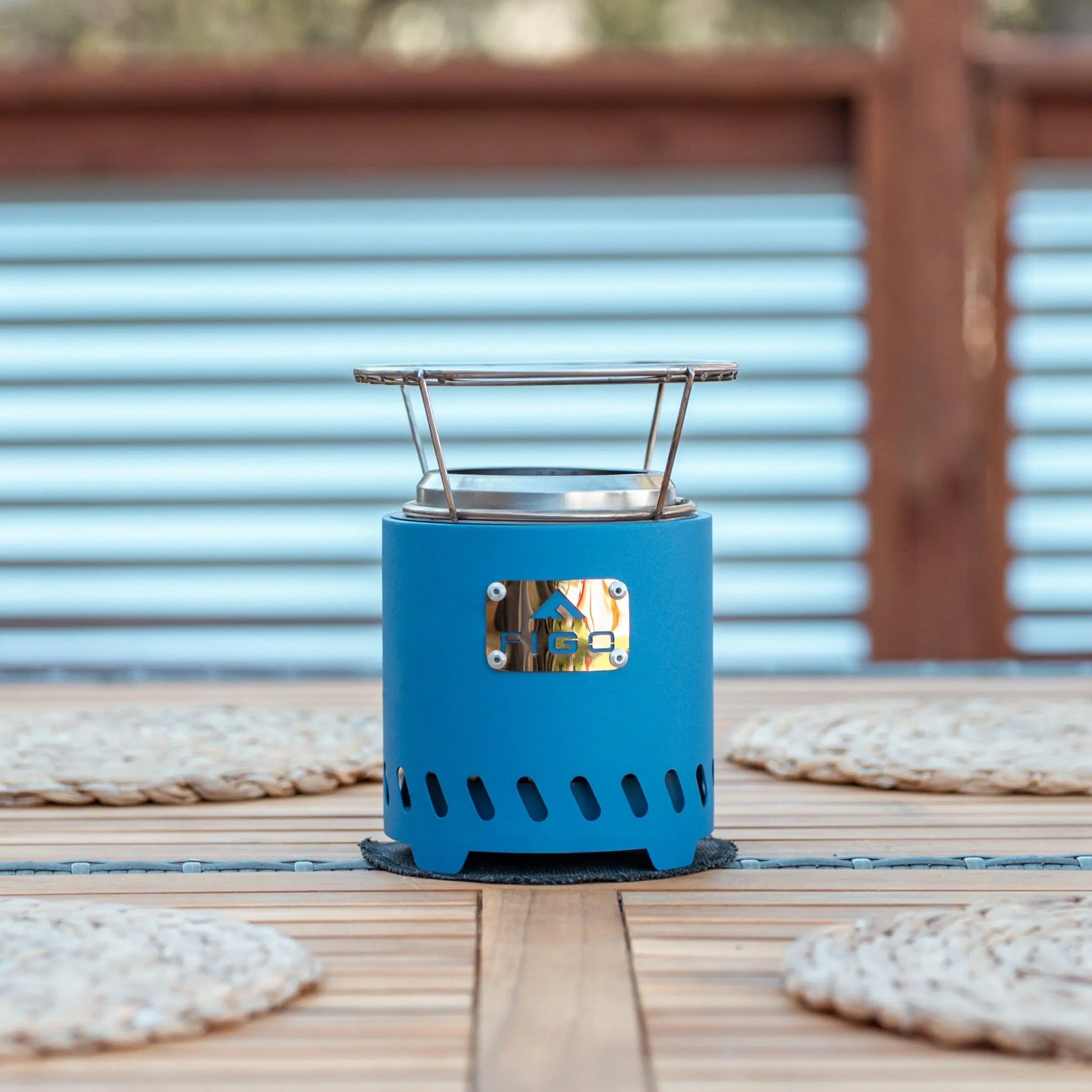 VESTA® Mini - 6.5” Cast Iron Smokeless Tabletop Fire Pit FIGO Home