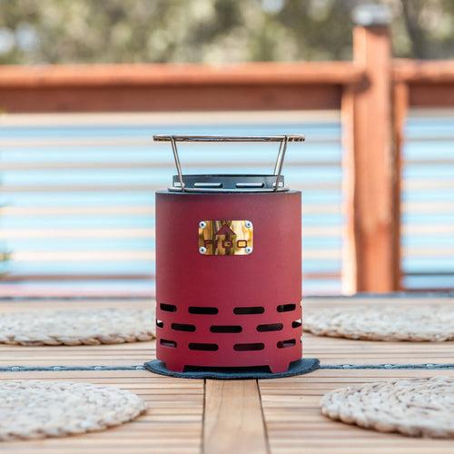 VESTA® XL - 9” Cast Iron Smokeless Tabletop Fire Pit FIGO Home