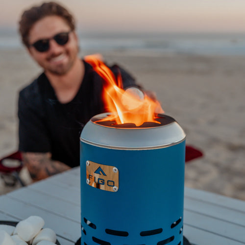 VESTA® XL - 9” Cast Iron Smokeless Tabletop Fire Pit FIGO Home