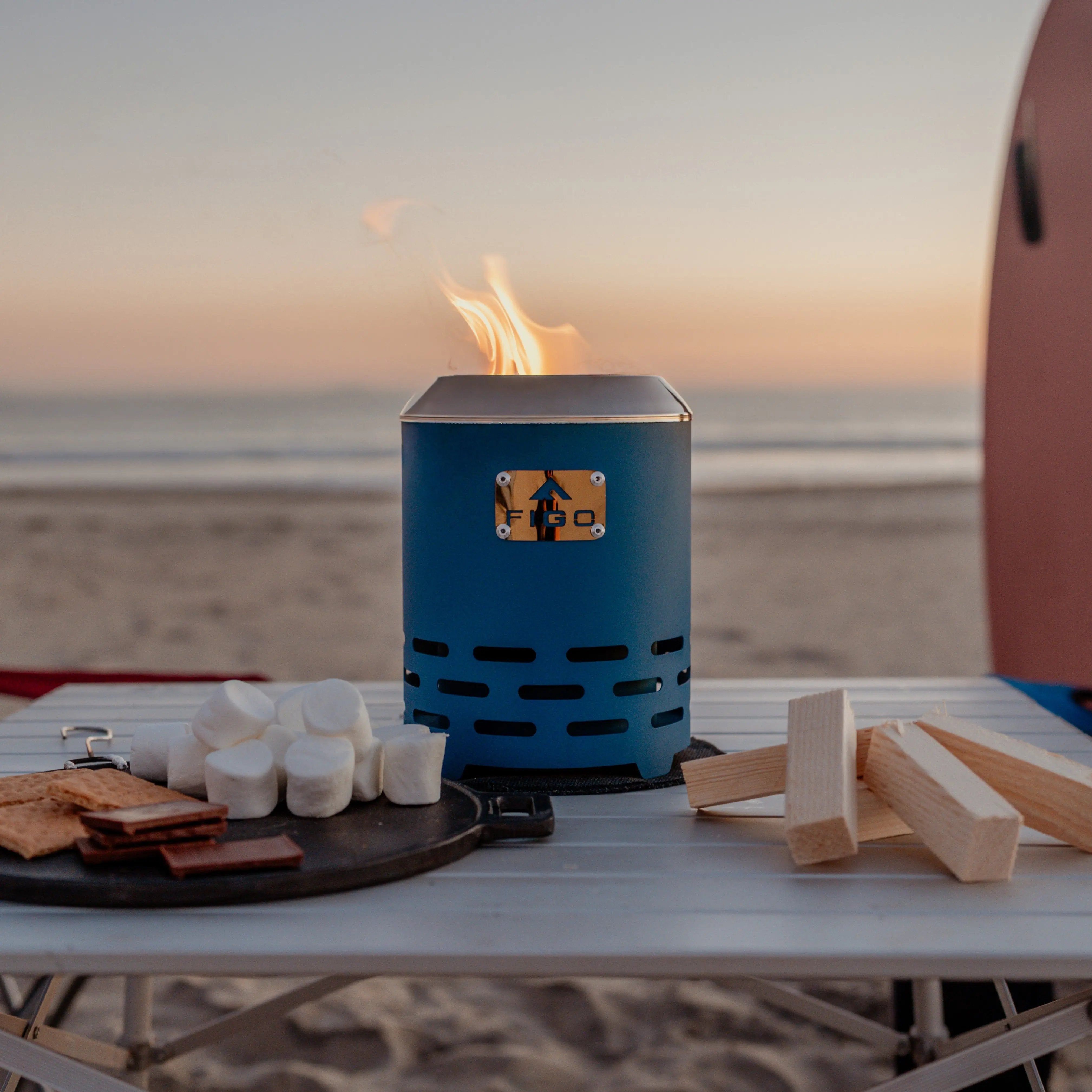 VESTA® XL - 9” Cast Iron Smokeless Tabletop Fire Pit FIGO Home