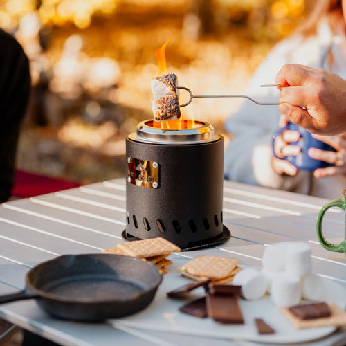 VESTA® Mini - 6.5” Cast Iron Smokeless Tabletop Fire Pit FIGO Home