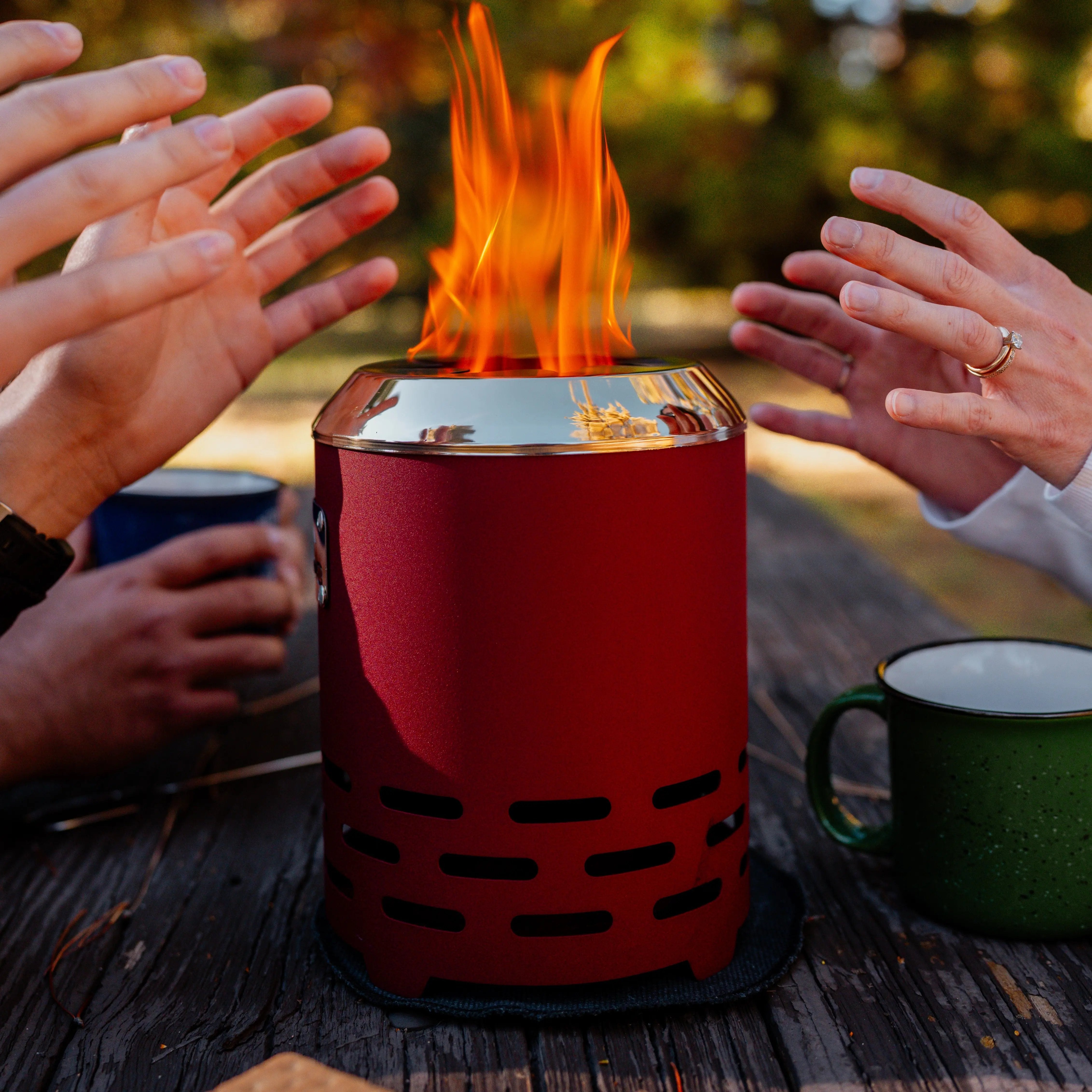 VESTA® XL - 9” Cast Iron Smokeless Tabletop Fire Pit FIGO Home