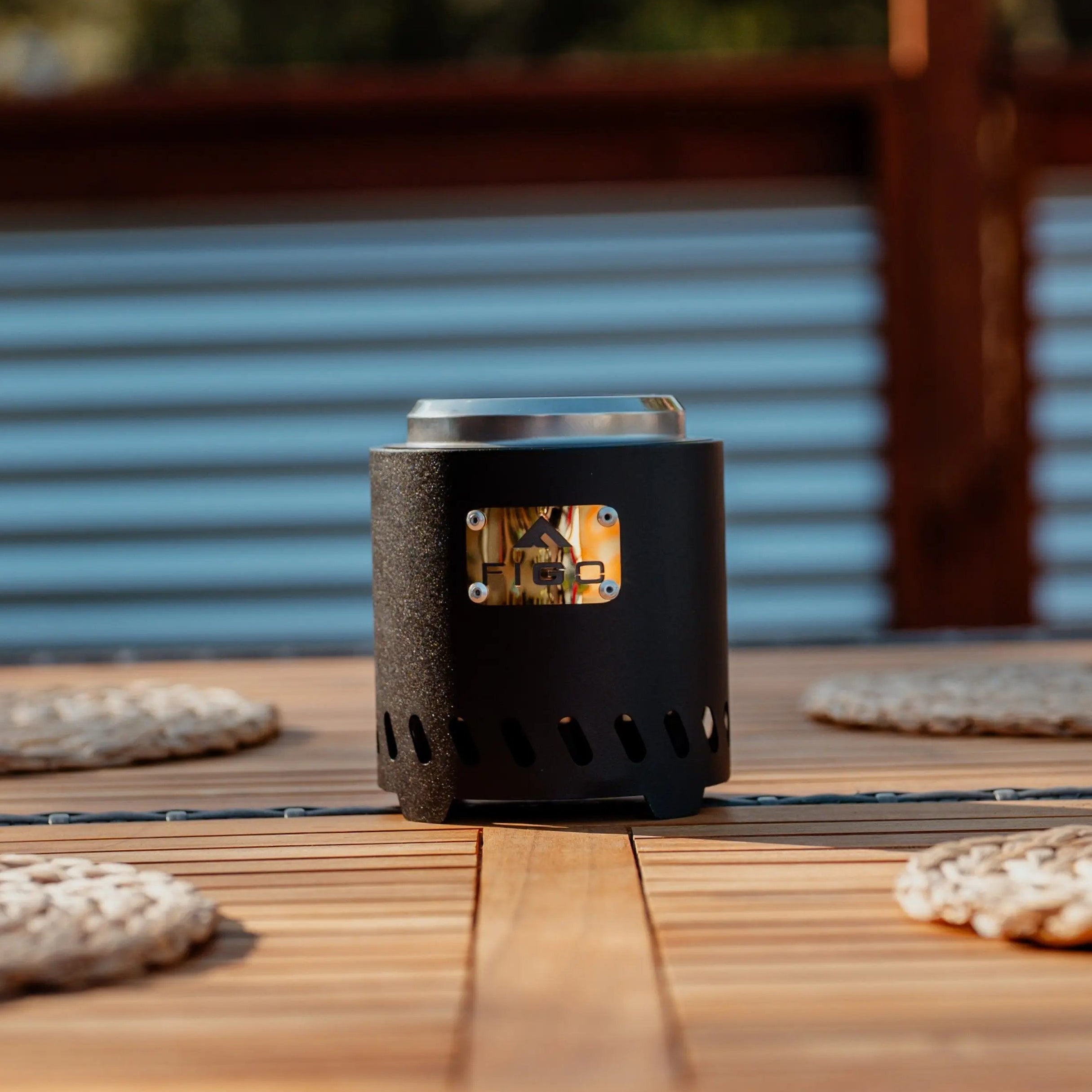 VESTA® Mini - 6.5” Cast Iron Smokeless Tabletop Fire Pit FIGO Home