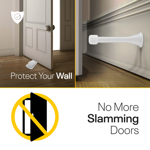 White Door Stoppers Bundle (Pack of 8) FIGO