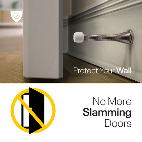 Nickel Spring Door Stopper FIGO