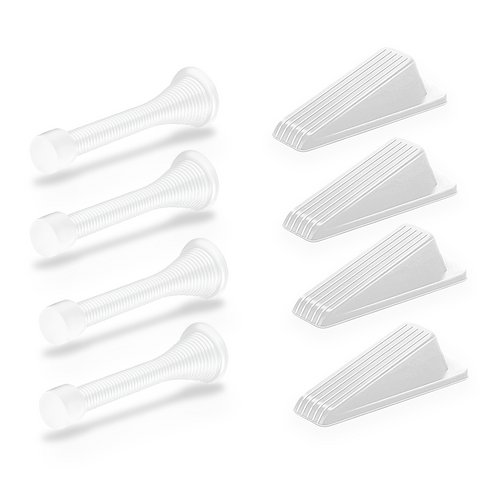White Door Stoppers Bundle (Pack of 8) FIGO