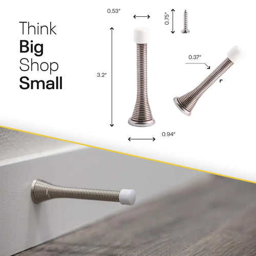 Nickel Spring Door Stopper FIGO