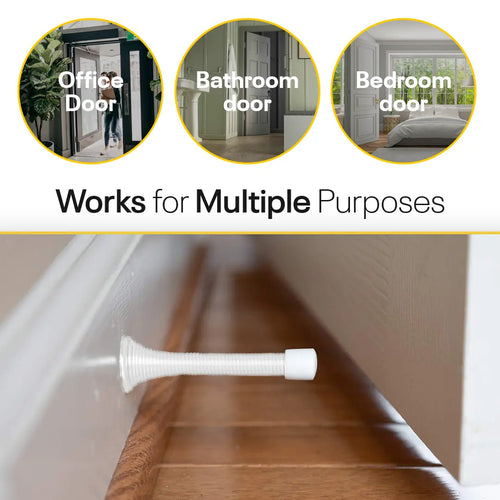 White Spring Door Stopper FIGO