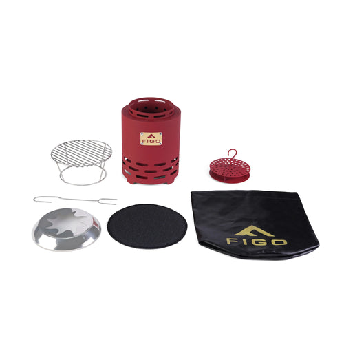 VESTA® XL - 9” Cast Iron Smokeless Tabletop Fire Pit [PRE-ORDER] FIGO Home