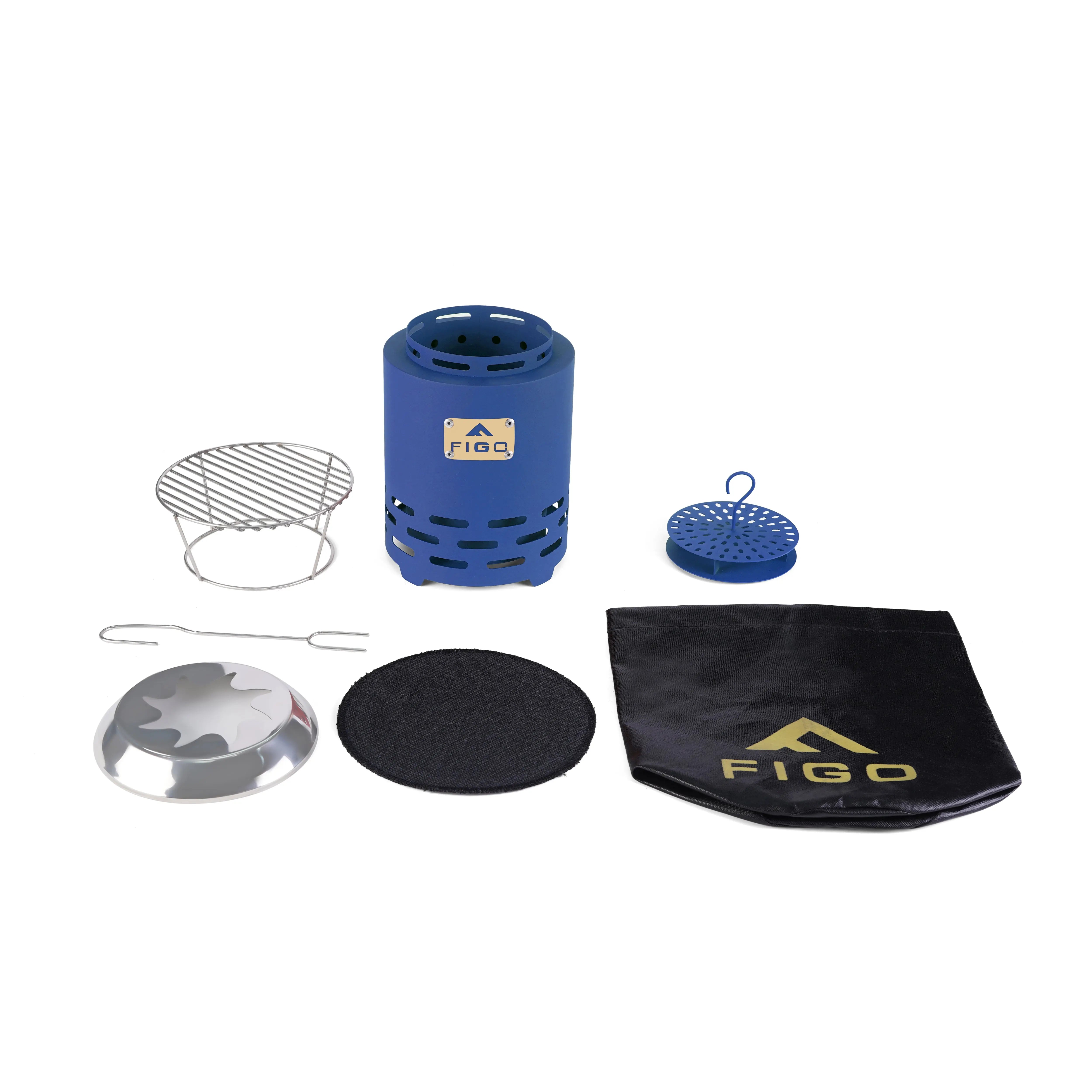 VESTA® XL - 9” Cast Iron Smokeless Tabletop Fire Pit [PRE-ORDER] FIGO Home