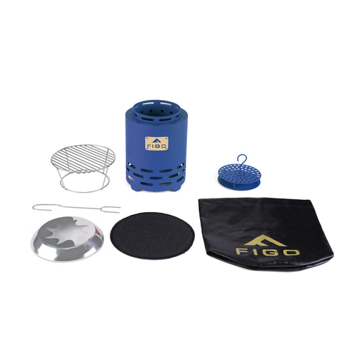 VESTA® XL - 9” Cast Iron Smokeless Tabletop Fire Pit [PRE-ORDER] FIGO Home