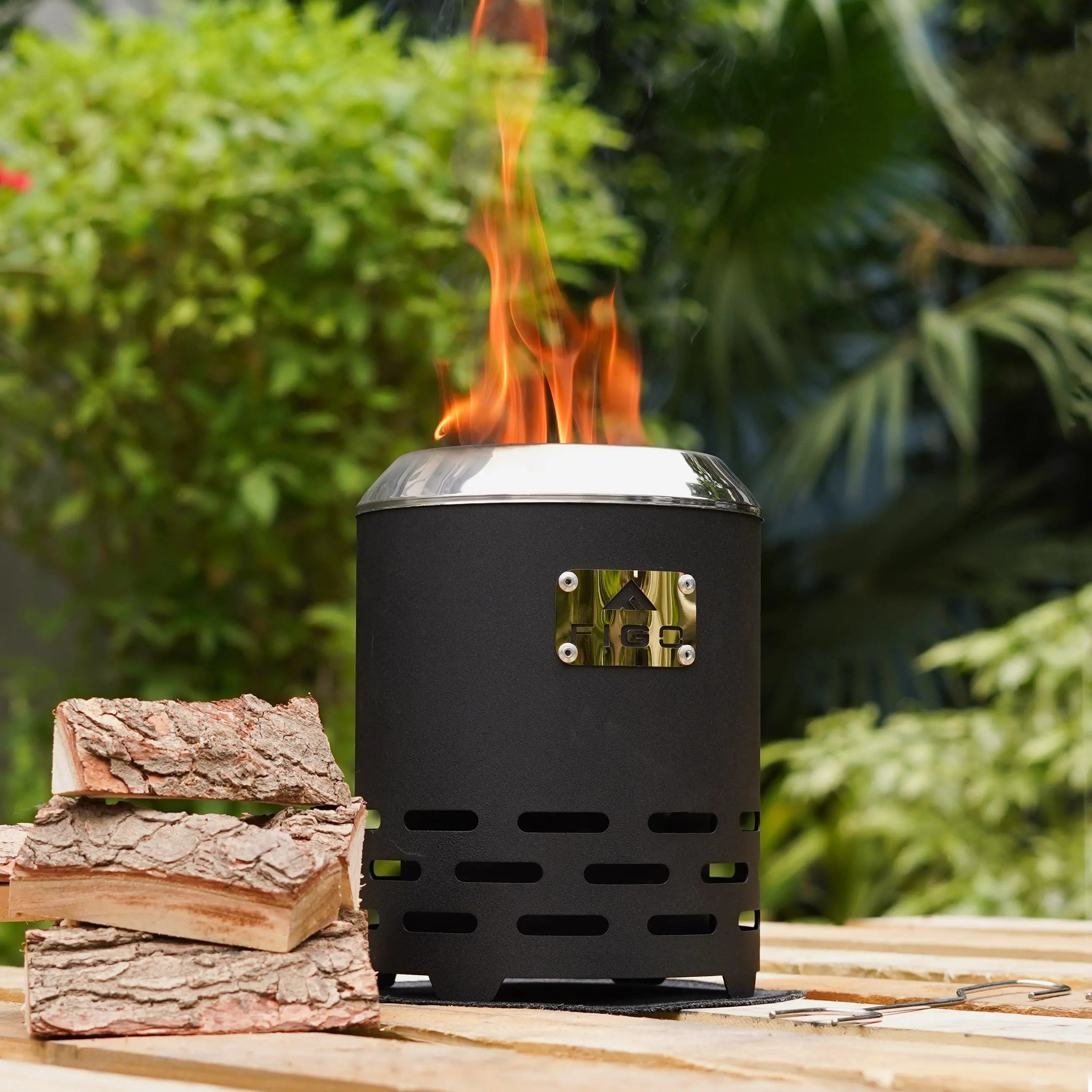 VESTA® XL - 9” Cast Iron Smokeless Tabletop Fire Pit [PRE-ORDER] FIGO Home
