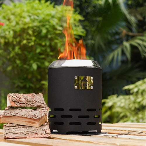 VESTA® XL - 9” Cast Iron Smokeless Tabletop Fire Pit [PRE-ORDER] FIGO Home