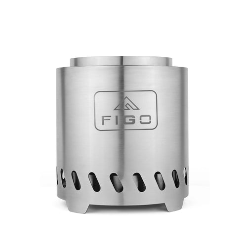 SYLVESTA® Mini – 6.5” Stainless Steel Smokeless Tabletop Fire Pit [PRE-ORDER] FIGO Home