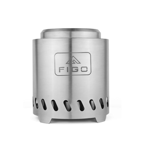 SYLVESTA® Mini – 6.5” Stainless Steel Smokeless Tabletop Fire Pit [PRE-ORDER] FIGO Home