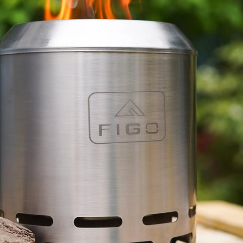 SYLVESTA® XL – 9” Stainless Steel Smokeless Tabletop Fire Pit [PRE-ORDER] FIGO Home