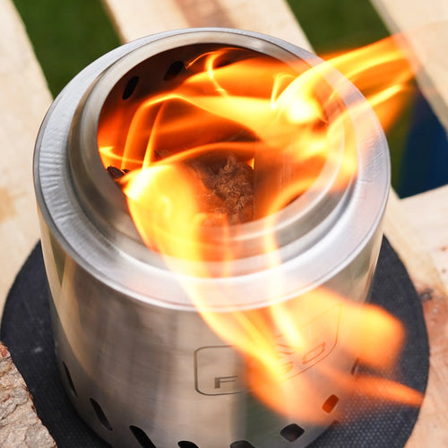 SYLVESTA® Mini – 6.5” Stainless Steel Smokeless Tabletop Fire Pit [PRE-ORDER] FIGO Home
