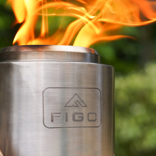 SYLVESTA® Mini – 6.5” Stainless Steel Smokeless Tabletop Fire Pit [PRE-ORDER] FIGO Home