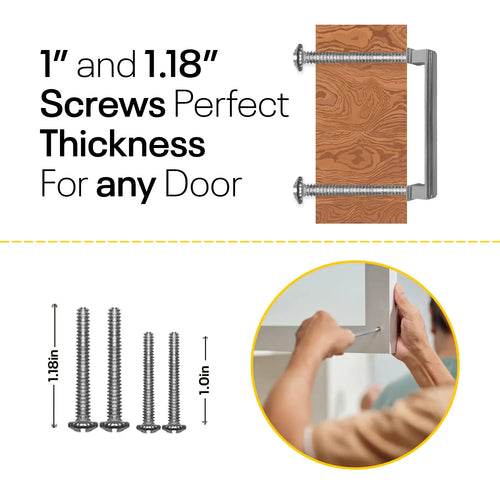 Silver Bar Handles Square FIGO