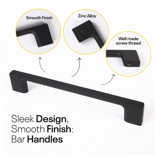 Black Bar Handles Slim FIGO