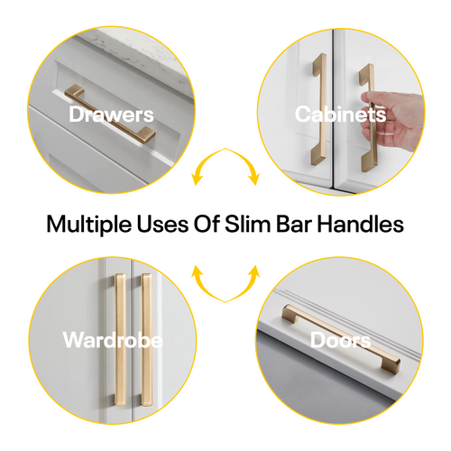 Bronze Bar Handles Slim FIGO